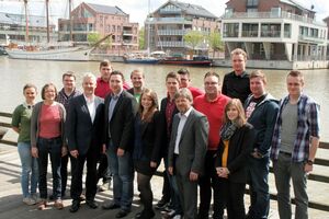 MdB Markus Paschke, MdEP Matthias Groote bei den Jusos! Bild:privat